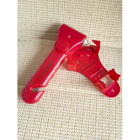SIRUNLY 5-in-1 Car Safety Hammer, Emergency Escape Tool with Car Window Breaker and Seatbelt Cutter, Orange